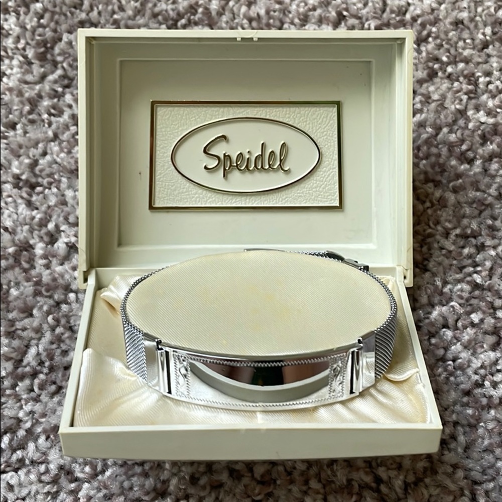 Speidel Engrave-able Silver Bracelet